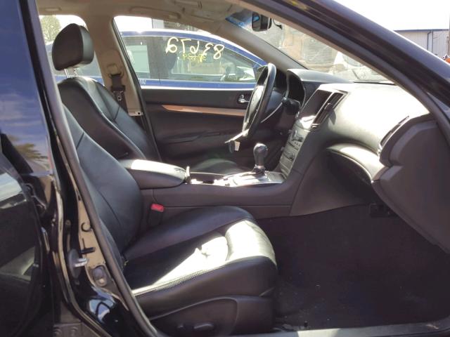 JN1CV6AR6BM355459 - 2011 INFINITI G37 BLACK photo 5