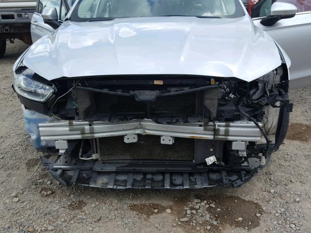 3FA6P0G71DR298823 - 2013 FORD FUSION S SILVER photo 7