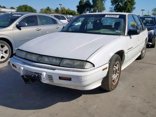 1G2WJ52M2SF211659 - 1995 PONTIAC GRAND PRIX WHITE photo 2