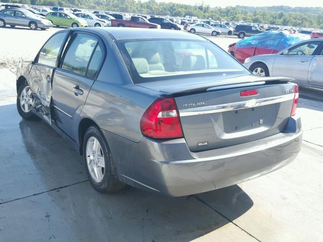 1G1ZT54815F155861 - 2005 CHEVROLET MALIBU LS 灰色 照片 3