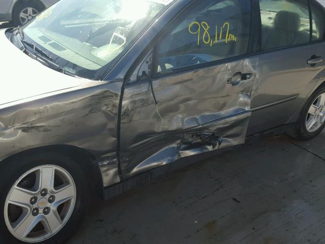 1G1ZT54815F155861 - 2005 CHEVROLET MALIBU LS 灰色 照片 9