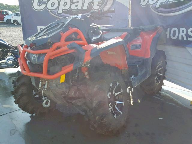 3JBLWAX42JJ002247 - 2018 CAN-AM OUTLANDER ORANGE photo 2