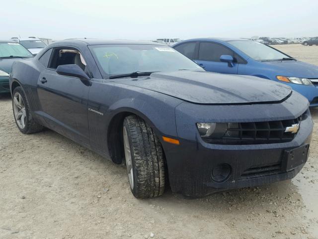 2G1FA1E3XD9221707 - 2013 CHEVROLET CAMARO LS BLUE photo 1