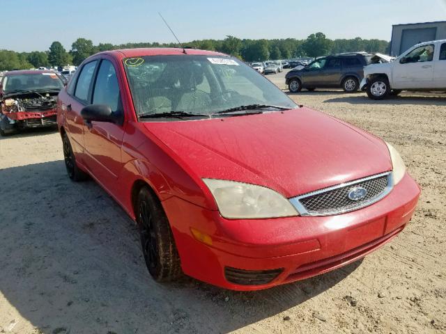 1FAFP34N07W310806 - 2007 FORD FOCUS ZX4 RED photo 1