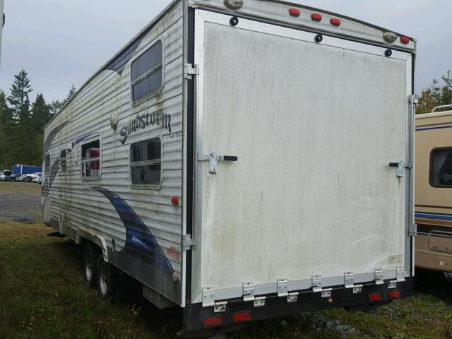 4X4TSCB238C005091 - 2008 TRAIL KING TRAILER WHITE photo 3