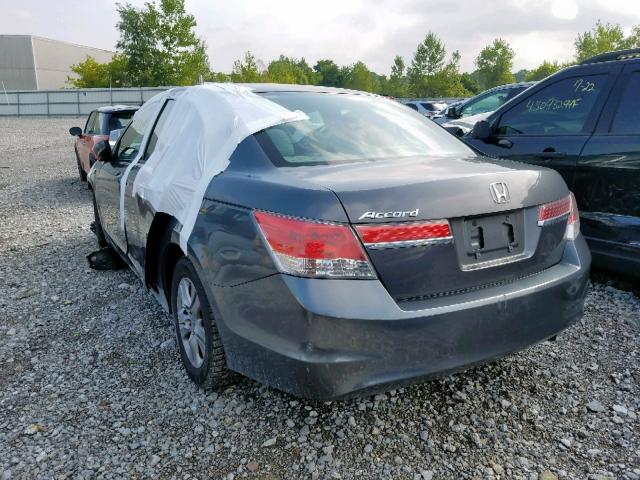 1HGCP2F49CA147495 - 2012 HONDA ACCORD LXP GRAY photo 3