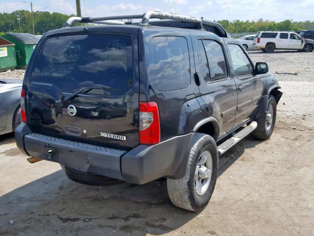 5N1ED28T94C603663 - 2004 NISSAN XTERRA XE BLACK photo 4