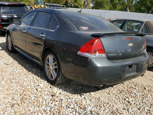 2G1WC5E3XE1114402 - 2014 CHEVROLET IMPALA LIM GRAY photo 3