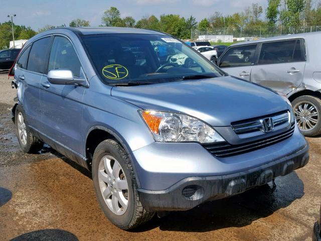 5J6RE48778L036919 - 2008 HONDA CR-V EXL BLUE photo 1