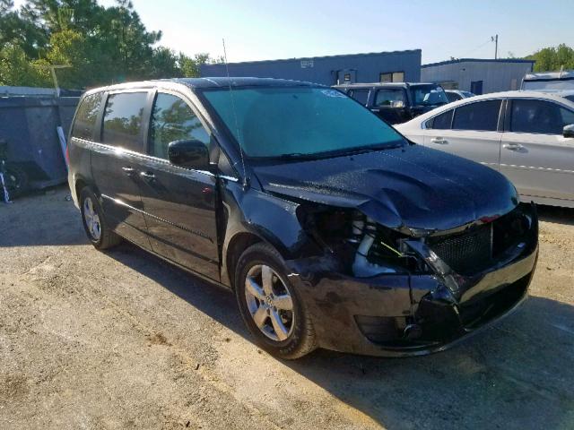 2V4RW3D18AR186555 - 2010 VOLKSWAGEN ROUTAN SE BLACK photo 1