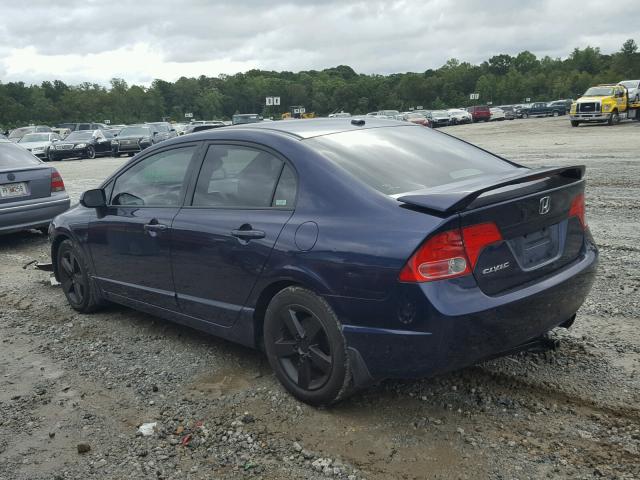 2HGFA169X8H533355 - 2008 HONDA CIVIC EXL BLUE photo 3