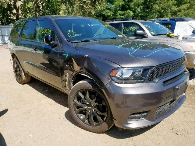 1C4RDJDG6KC651398 - 2019 DODGE DURANGO GT GRAY photo 1