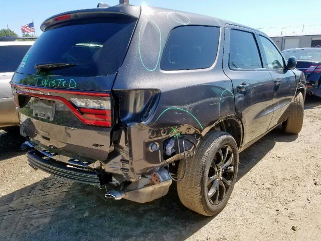 1C4RDJDG6KC651398 - 2019 DODGE DURANGO GT GRAY photo 4