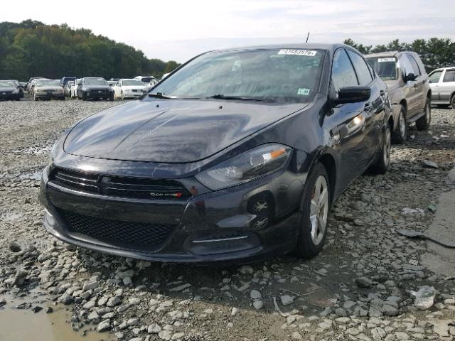 1C3CDFBB6FD351343 - 2015 DODGE DART SXT BLACK photo 2