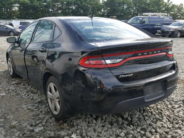 1C3CDFBB6FD351343 - 2015 DODGE DART SXT BLACK photo 3