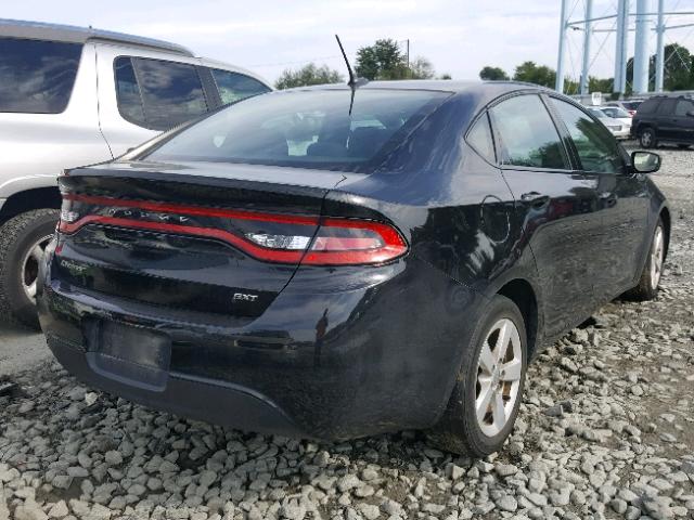 1C3CDFBB6FD351343 - 2015 DODGE DART SXT BLACK photo 4