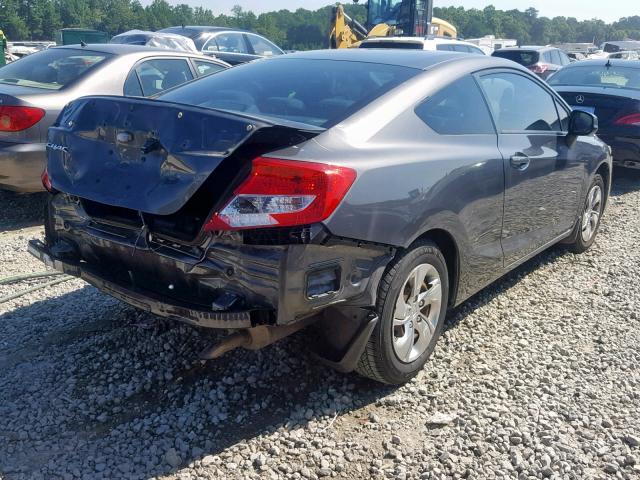 2HGFG3B5XDH515641 - 2013 HONDA CIVIC LX GRAY photo 4