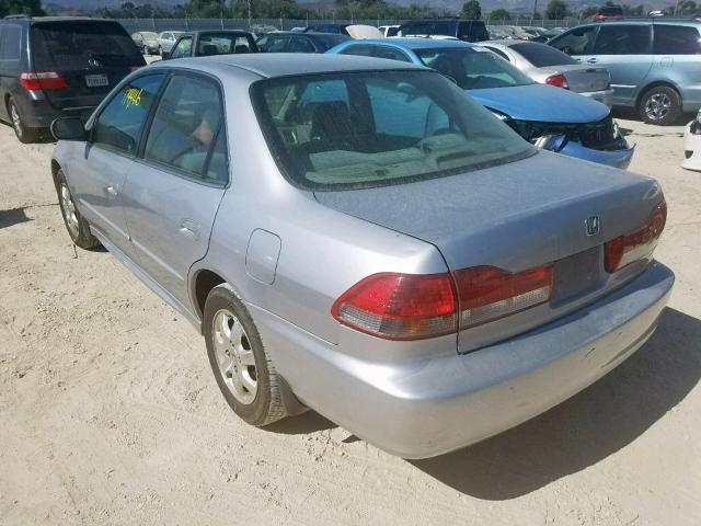 JHMCG66842C027582 - 2002 HONDA ACCORD EX SILVER photo 3