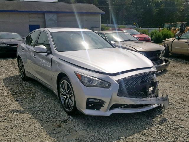 JN1BV7AR5FM413908 - 2015 INFINITI Q50 BASE SILVER photo 1