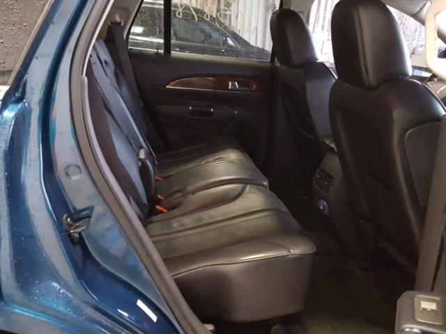 2LMDJ6JK0BBJ14633 - 2011 LINCOLN MKX BLUE photo 6