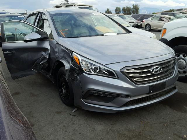 5NPE34AFXFH059527 - 2015 HYUNDAI SONATA SPO GRAY photo 1