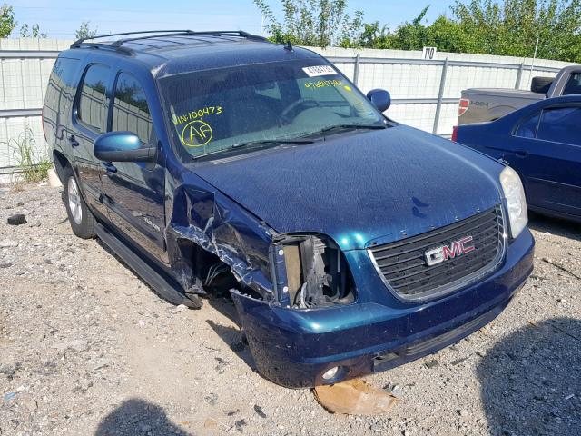 1GKFK13J37R100473 - 2007 GMC YUKON BLUE photo 1