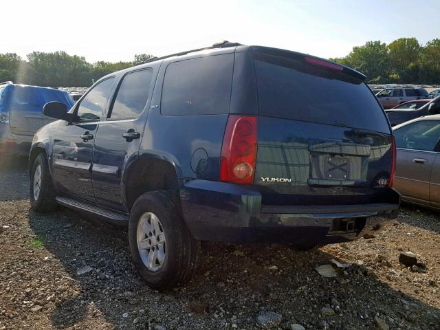 1GKFK13J37R100473 - 2007 GMC YUKON BLUE photo 3