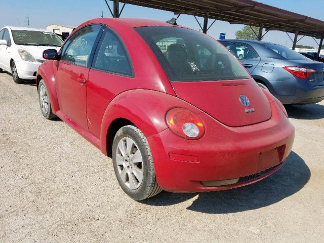 3VWPW31C89M513074 - 2009 VOLKSWAGEN NEW BEETLE წითელი ფოტო 3