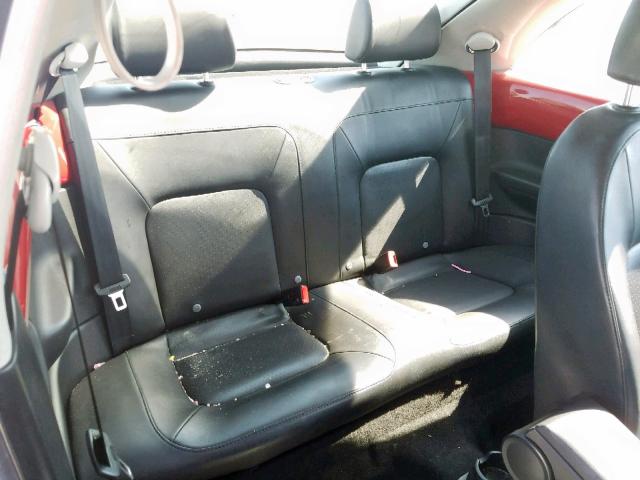 3VWPW31C89M513074 - 2009 VOLKSWAGEN NEW BEETLE წითელი ფოტო 6