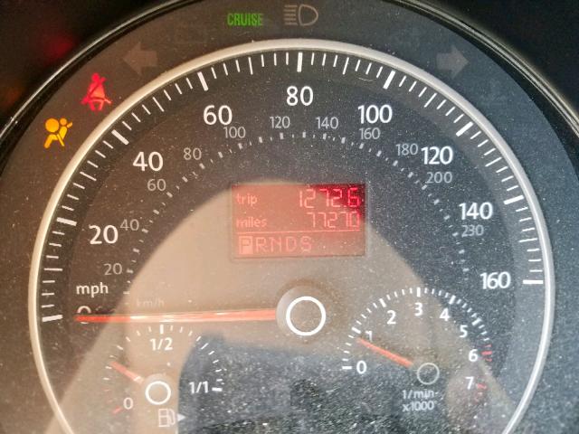 3VWPW31C89M513074 - 2009 VOLKSWAGEN NEW BEETLE წითელი ფოტო 8