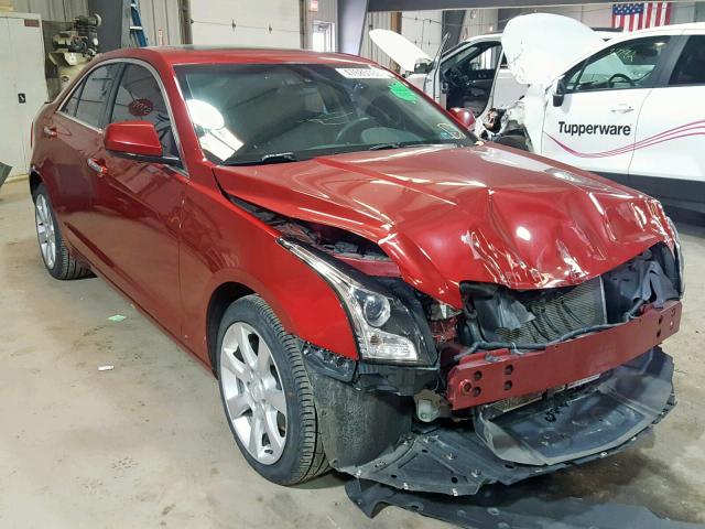 1G6AG5RX1F0100990 - 2015 CADILLAC ATS RED photo 1