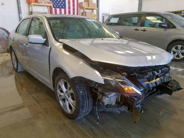 3FAHP0HA8CR163999 - 2012 FORD FUSION SE SILVER photo 1