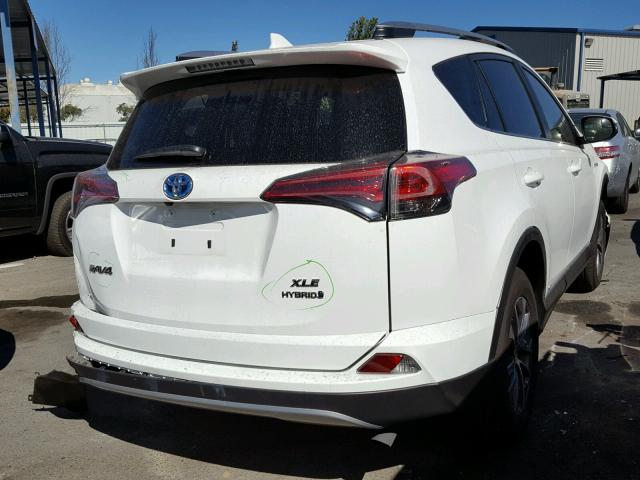 JTMRJREV3HD139492 - 2017 TOYOTA RAV4 HV LE WHITE photo 4