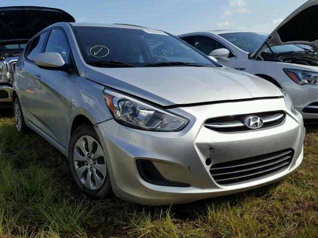 KMHCT5AE9GU237791 - 2016 HYUNDAI ACCENT SE SILVER photo 1