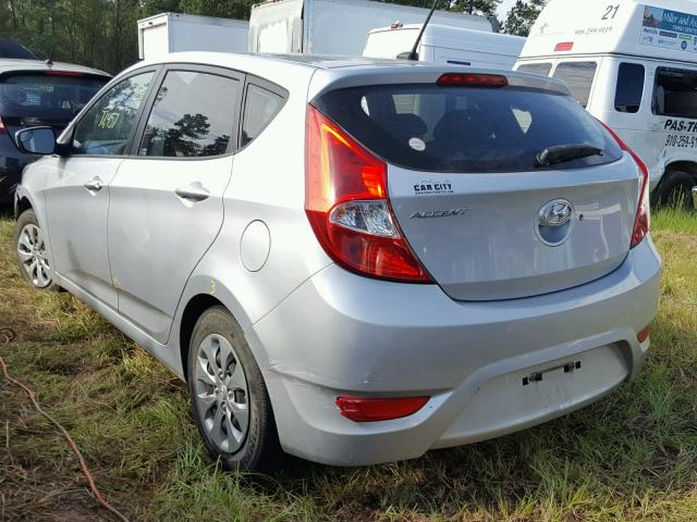 KMHCT5AE9GU237791 - 2016 HYUNDAI ACCENT SE SILVER photo 3