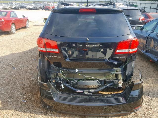 3C4PDCDGXET137128 - 2014 DODGE JOURNEY LI BLACK photo 9