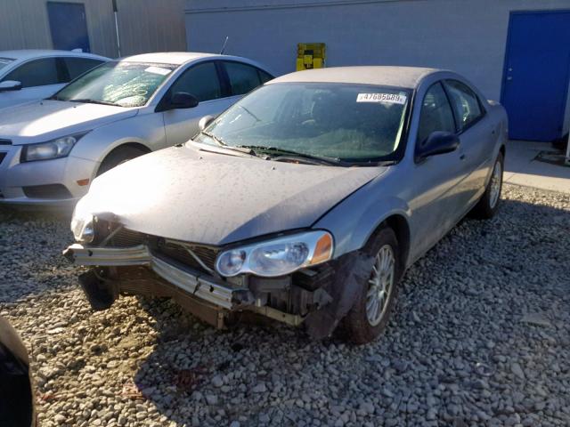 1C3EL46X04N283442 - 2004 CHRYSLER SEBRING LX GREEN photo 2