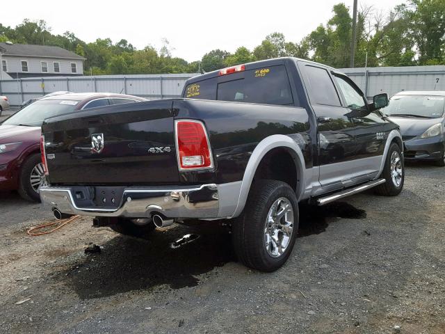 1C6RR7NM6JS256156 - 2018 RAM 1500 LARAM BLACK photo 4