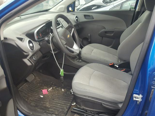1G1JB5SHXH4155781 - 2017 CHEVROLET SONIC LS BLUE photo 5