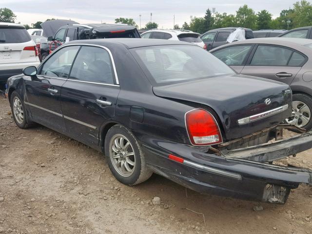 KMHFU45E33A251468 - 2003 HYUNDAI XG 350 BLACK photo 3