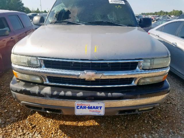 1GNEK13Z74J321220 - 2004 CHEVROLET TAHOE K150 TAN photo 7