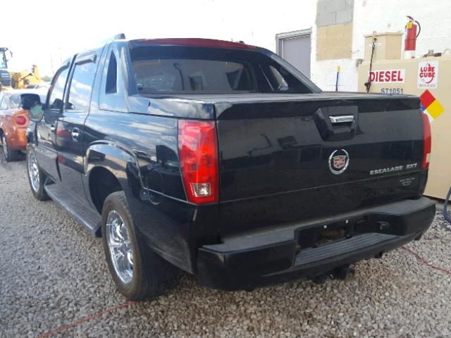 3GYEK62N45G138682 - 2005 CADILLAC ESCALADE E BLACK photo 3