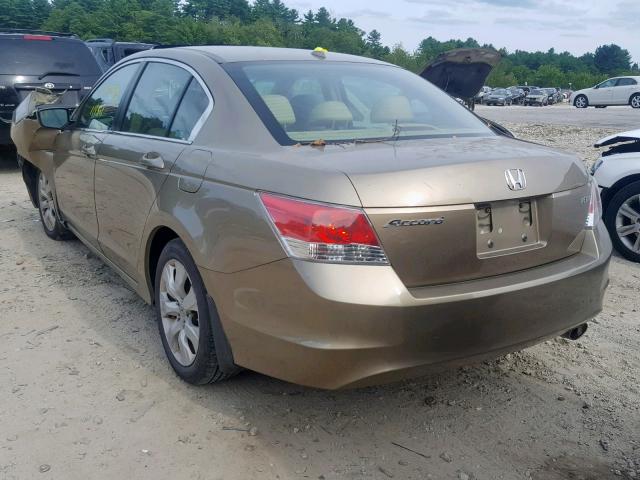 1HGCP26858A005879 - 2008 HONDA ACCORD EXL GOLD photo 3