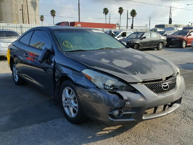 4T1CE30P77U760406 - 2007 TOYOTA CAMRY SOLA GRAY photo 1