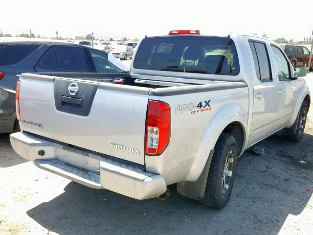 1N6AD0ER7AC412008 - 2010 NISSAN FRONTIER C SILVER photo 4