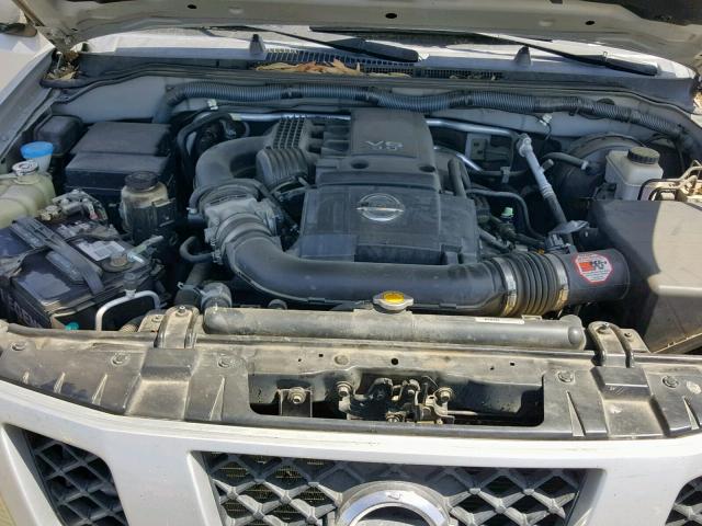 1N6AD0ER7AC412008 - 2010 NISSAN FRONTIER C SILVER photo 7