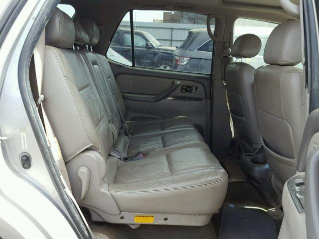 5TDBT48A81S001352 - 2001 TOYOTA SEQUOIA LI SILVER photo 6