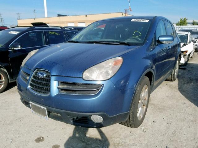 4S4WX82D974400156 - 2007 SUBARU B9 TRIBECA BLUE photo 2