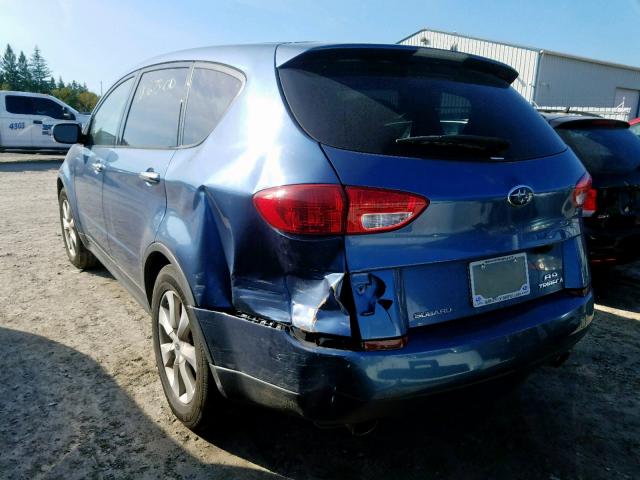 4S4WX82D974400156 - 2007 SUBARU B9 TRIBECA BLUE photo 3