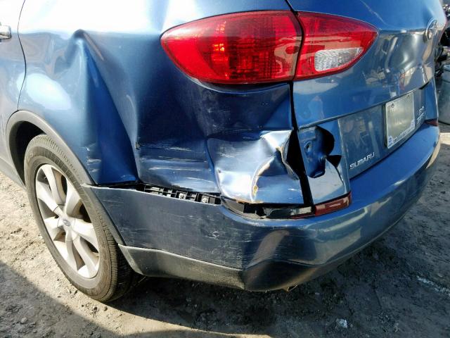 4S4WX82D974400156 - 2007 SUBARU B9 TRIBECA BLUE photo 9